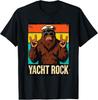 Funny Bigfoot Yacht Rock Boat Captain T-Shirt