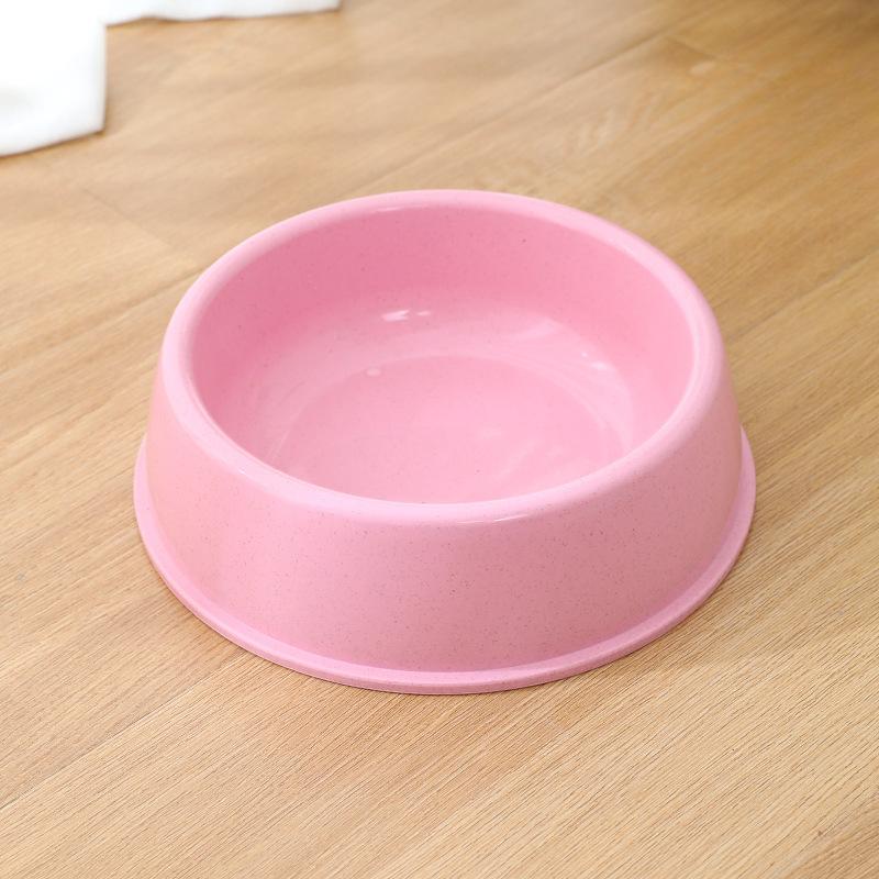 Thickened, Round-mouthed, Wheat Straw, Single Bowl for Cats, Anti-slip and Durable, Dog Food Bowl