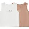 Labi Kids' 2-Pack Round Neck Sleeveless Vest