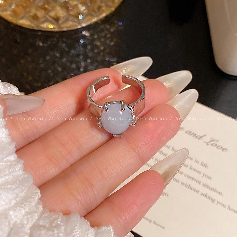 Starfish opal ring women s fashion versatile personality elegant ring hand