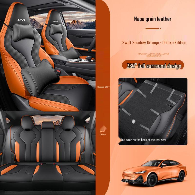 Fully Enclosed, Breathable Seat Covers for 2022-25 Changan Univ - Perforated Summer Car Cushions