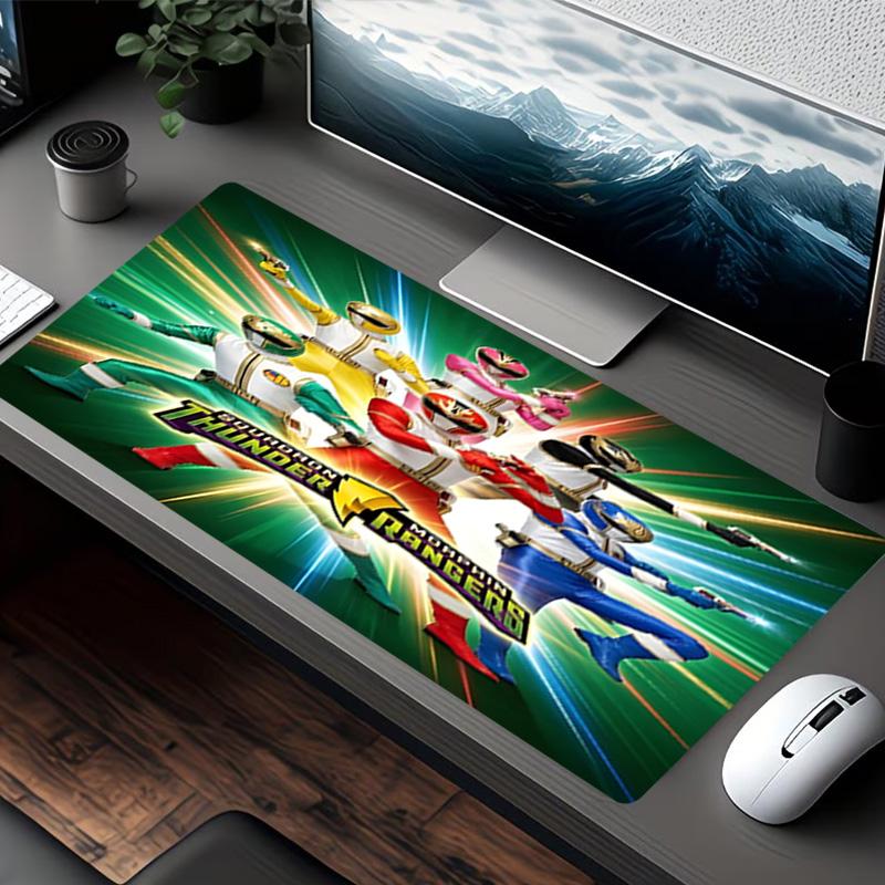 Mighty Morphin Power Rangers Print Mouse Pad, for Keyboard Pad Laptop PC Mat for Office Home Use, Desk Decor, Perfect Birthday Gift for Gamers