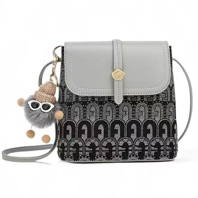 

Night city small square bag women s 2025 new high-end shoulder messenger bag mobile phone messenger bag bag серый