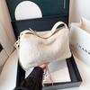 Lamb Wool Bag Women'S Fashion Retro Shoulder Messenger Bag Niche Design Tote Bag