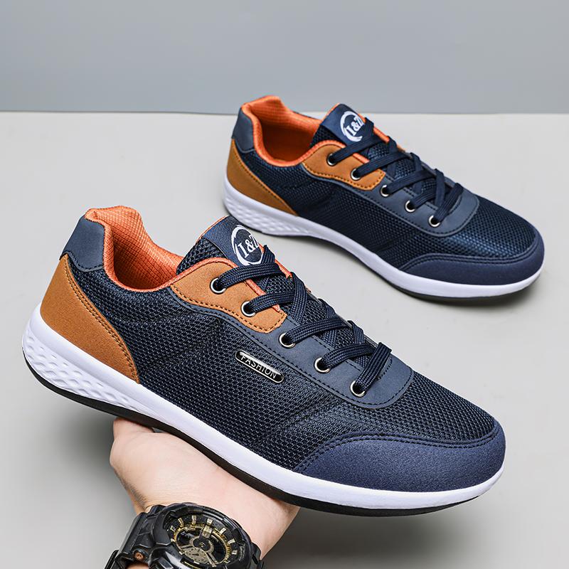 Men Shoes Walking Sneakers Leisure Male Mesh Sports Shoes Size 48 Non-Slip Footwear Tennis Sneaker Trend Breathable Man Sneakers