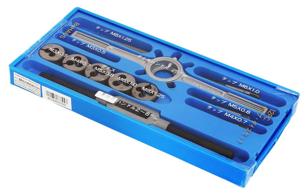 Niigata Seiki BeHAUS Made in Japan Tap Dice Set 12pcs TDS-12