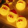 Santa Claus LED light string Christmas lights festive atmosphere decorative lights Christmas tree lights string lights