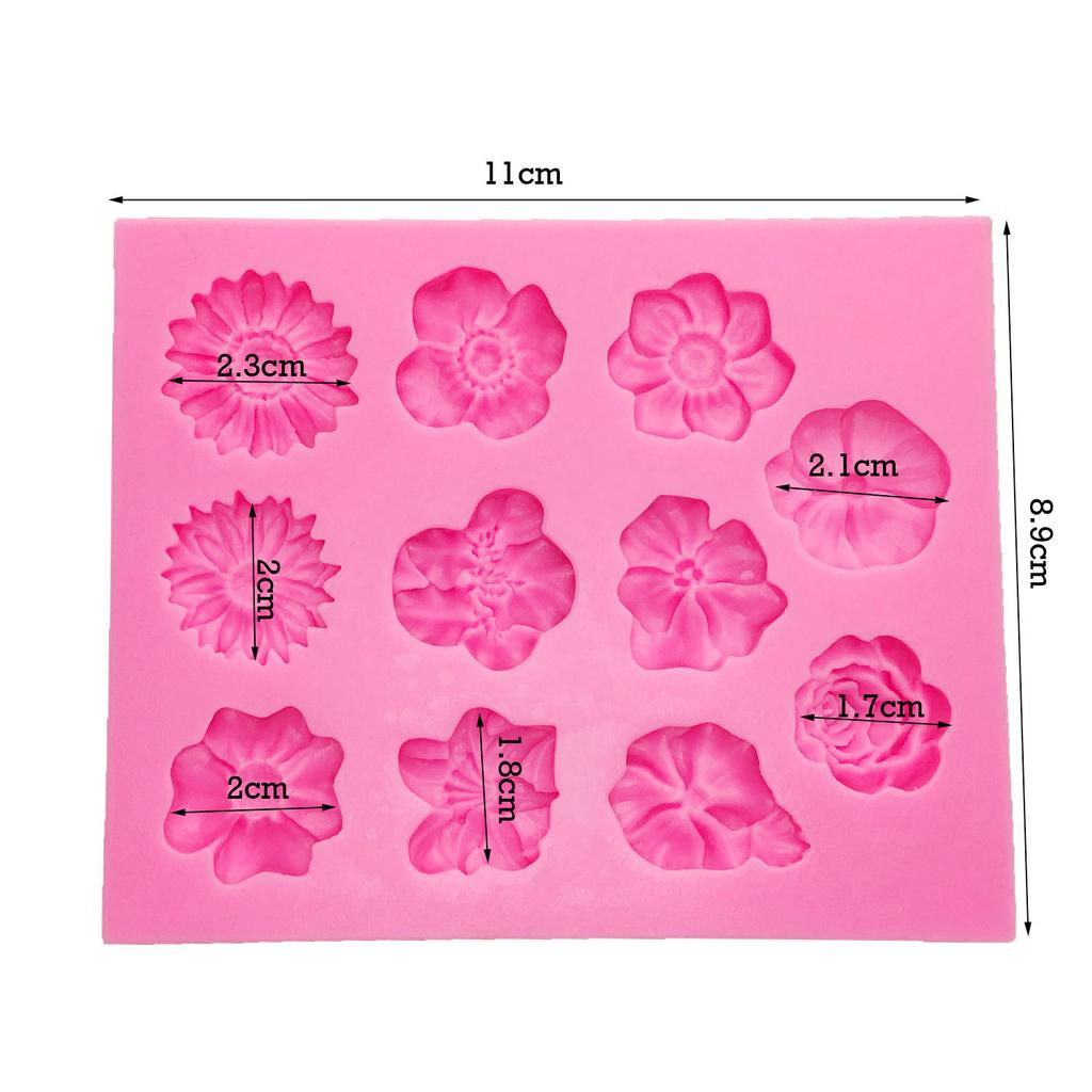 Big Rose Sun Flower Molds DIY Handmade Baking Tools Cake Decorating for Party   Birthday Gift