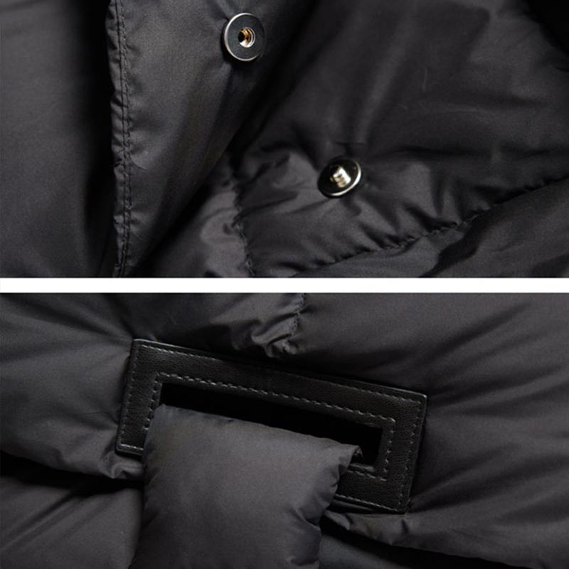 Winter Down Jacket Women Fashion Thick Warm Fluffy Parkas Loose Oversized Puffer Coat Outwear