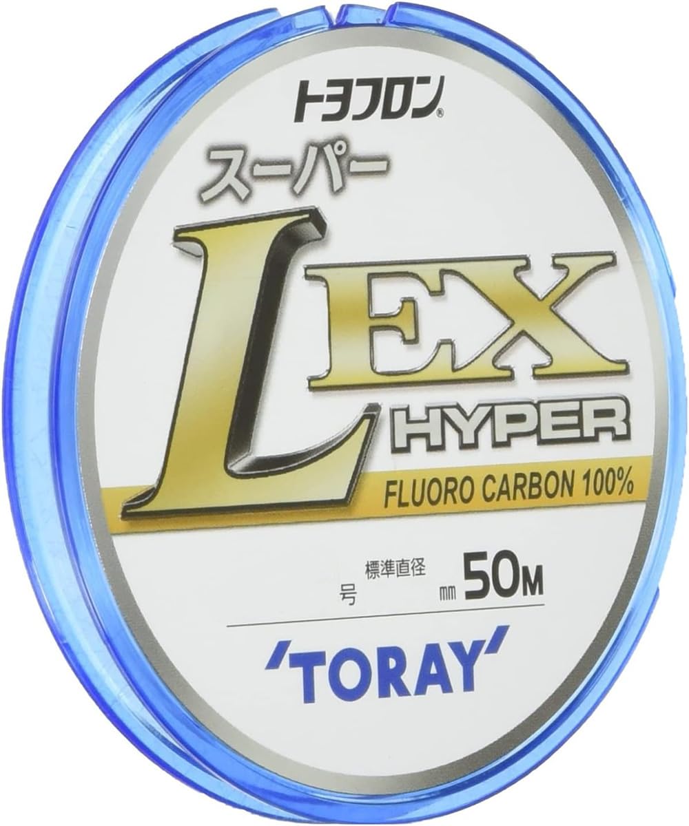 Toray Toyoflon Super L EX Hyper Transparent Line, 1.2 (size 1.2), 50m,