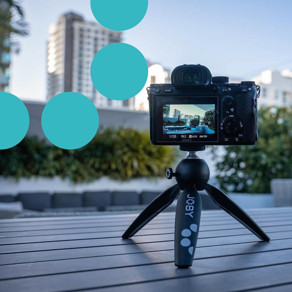 JOBY Mini Tripod Handypod 2 Black Handypod2 Hand Grip for Video Shooting Height Storage Height Weight Load Capacity 1kg Aluminum Mirrorless Camera