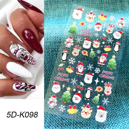 1 Sheet Nail Decals DIY Eye-catching Eco-Friendly Fashion Beautifying Fingernails Sticker Makeup Accessories