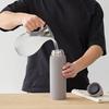 Zojirushi Water Bottle Stainless Steel Mug Large Capacity 1.0L [Recommended for Exercise] Handle Screw Dishwasher Safe Seamless 2 Care Points Mineral