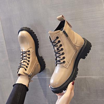 Women Fashion Mid-boots Spring and Autumn Single Boots British Style Short Boots 2024 New Designer Women Boots  Women Shoes