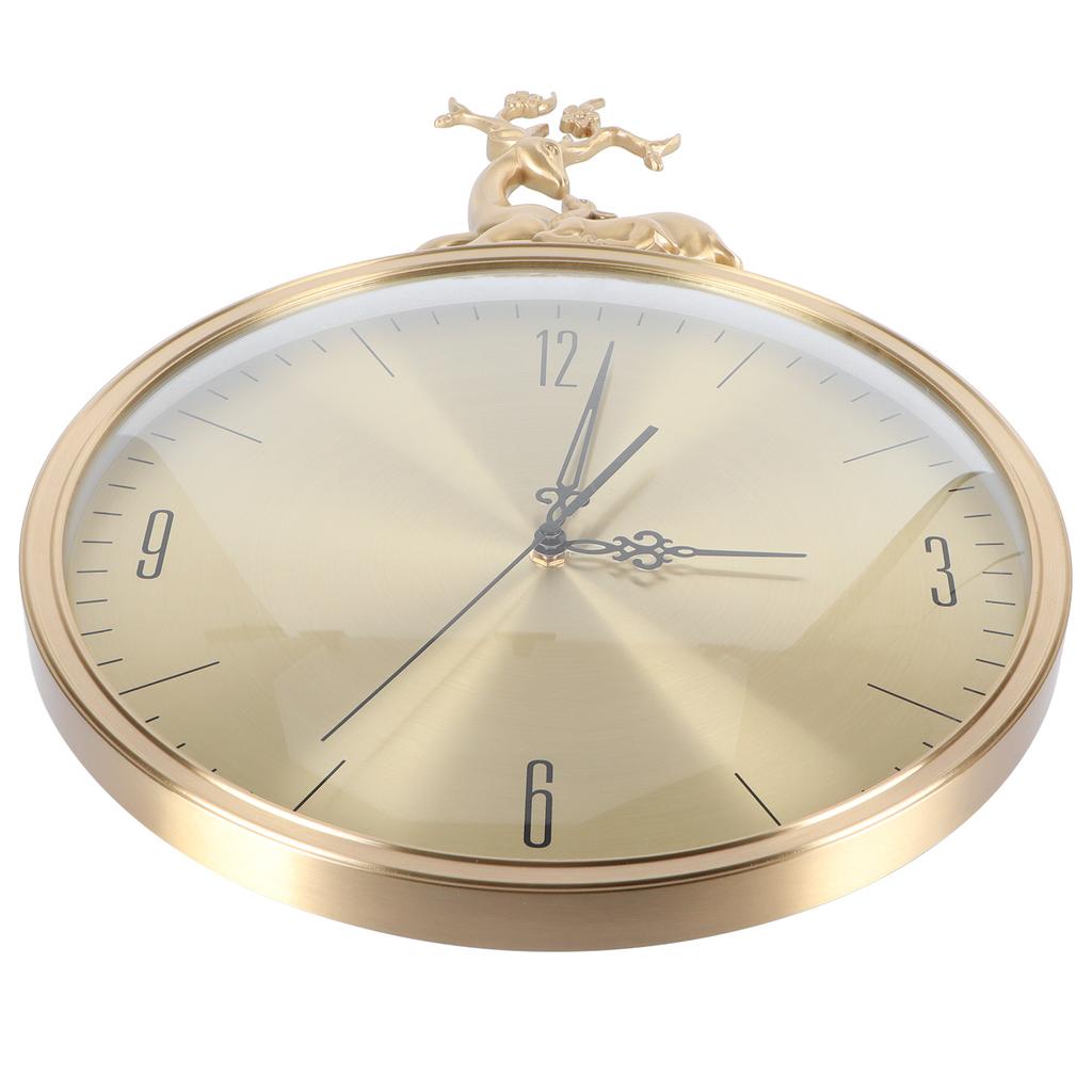 Chinese Style Simple Silent Pendulum Clock Modern Wall Clock for Home Living Room Decoration