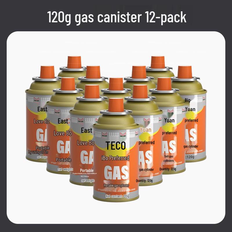 Explosion-Proof Portable Gas Stove with LPG Canister for Outdoor Use