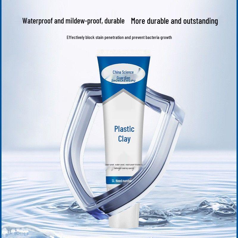 Waterproof Plastic Steel Clay: Gap Filler, Edge Sealant, Anti-Mold, Durable Bathroom & Kitchen Adhesive