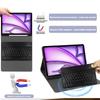 Case for iPad Air 11 Inch (M2) (M3) ,Bluetooth Keyboard Cover for iPad Air 4th 5th 10.9-inch