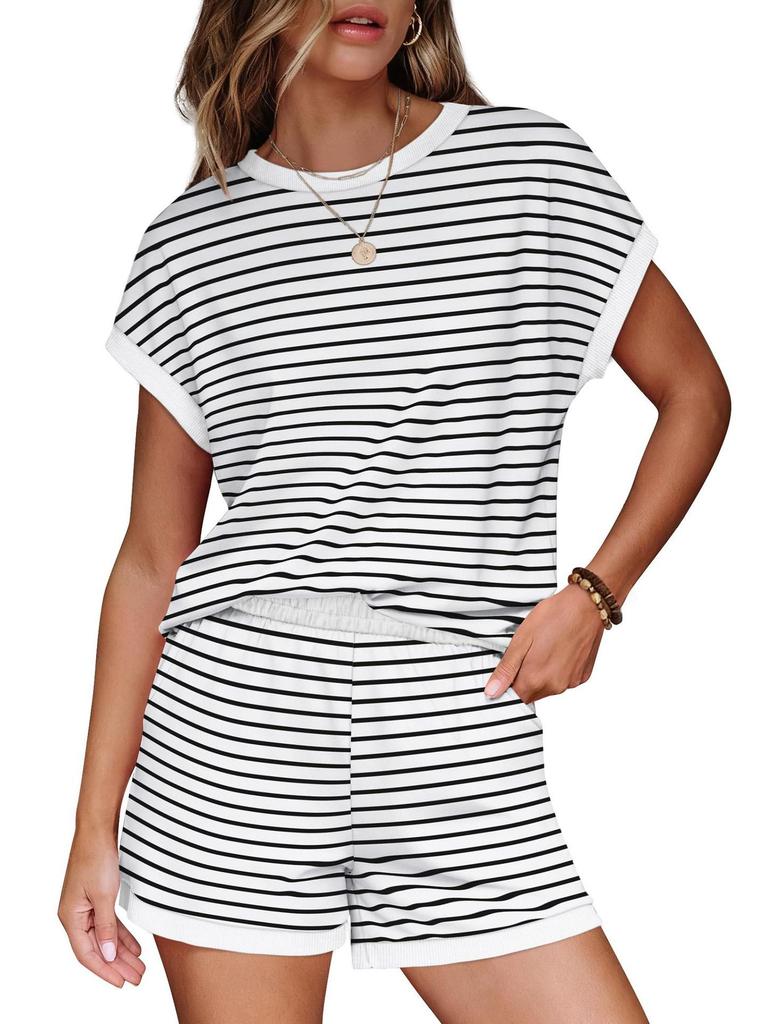 2026 Summer Women's European & American Casual Loose Pajama Set