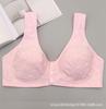 Large Size Front Opening Middle-Aged and Elderly Mother Bras with Front Buckle; No Steel Rings or Sponges.