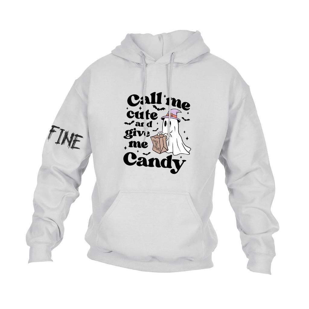 Men's Casual Hooded Loose Long Sleeve With Pocket Halloween Printed Sweatshirt