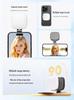 Luz de Preenchimento Magnética Portátil: Espelho dobrável para selfies e maquiagem para transmissões ao vivo e fotografia.