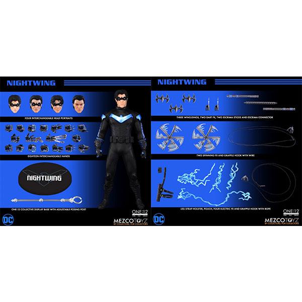 

One:12 Collective DC Comics Nightwing 1/12 Action Figure by Mezco Free Shipping