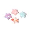 AB-Plated Acrylic Star and Bow Beads for DIY Necklaces and Hairpins