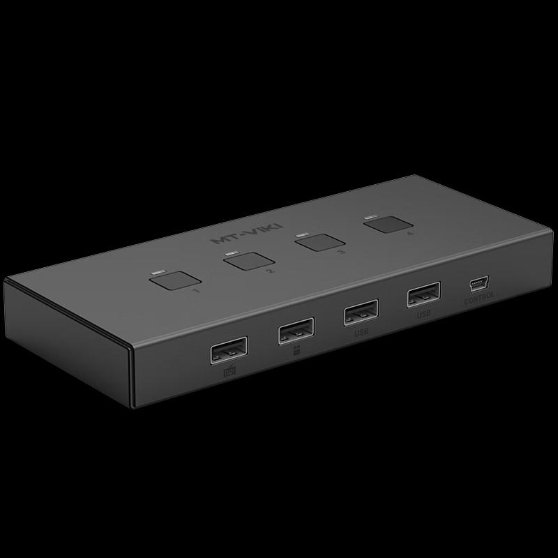 MT-viki 4-Port VGA KVM Switch with Desktop Controller