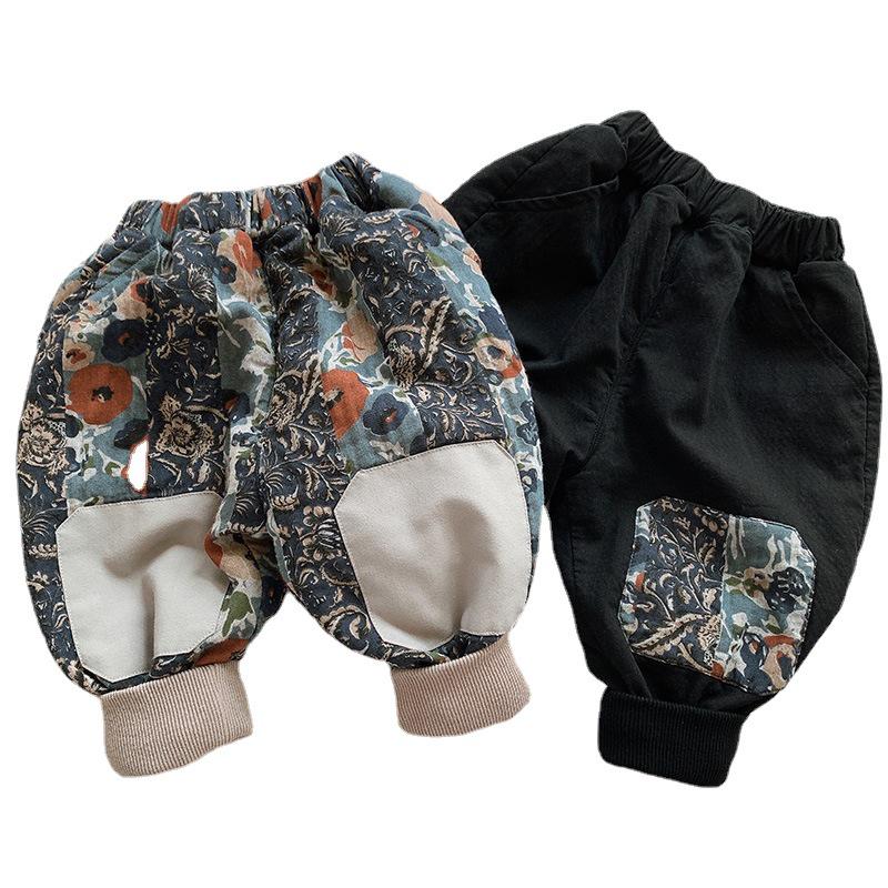 2025 Winter Korean Style Fleece-Lined Pants: Thick, Fashionable, and Warm for Boys and Girls