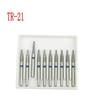 10pcs/box Dental Diamond Burs Drill FG Diamond 1.6mm Shank for High Speed Handpiece Burs
