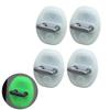 Car Door Lock Buckle Protective Cover Silicone Luminous Pad Anti-Collision Buffering Shock Mute Cushion Absorption Elastic D1J6