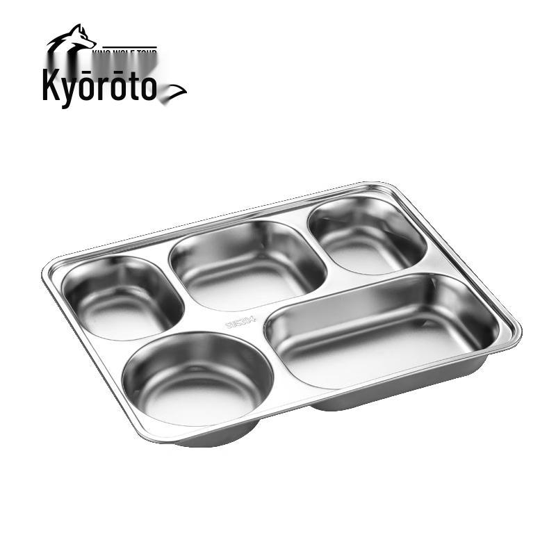 

Jinglangtu Stainless Steel Divided Lunch Tray