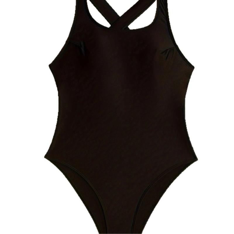 New European and American One-piece Swimsuit Pure Desire Sexy Backless Tight Beach Vacation Swimsuit Women