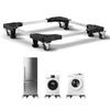 Fridge Stand Mobile Base, 1100 Lbs Load Capacity, Washing Machine Stand with 8 Locking Twin Wheels and 4 Brakes, 27.5 -35.4