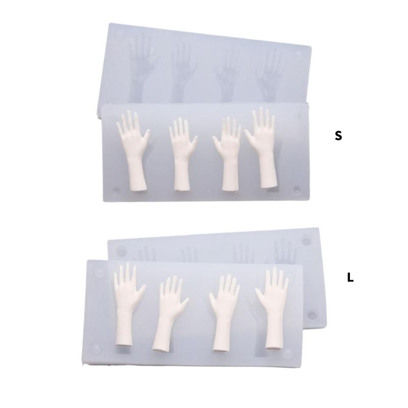 Versatile Hand Mould Proportional Designs Silicone Material for Resin Clay Creative Projects and Gift