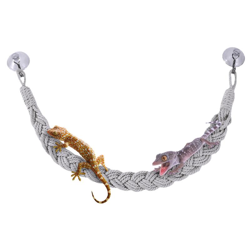 Hermit Crab Climbing Jute Rope Ladder Reptile Tank Terrarium Accessories Lizard Gecko Climbing Jute Rope Ladder Hermit Crab Toys