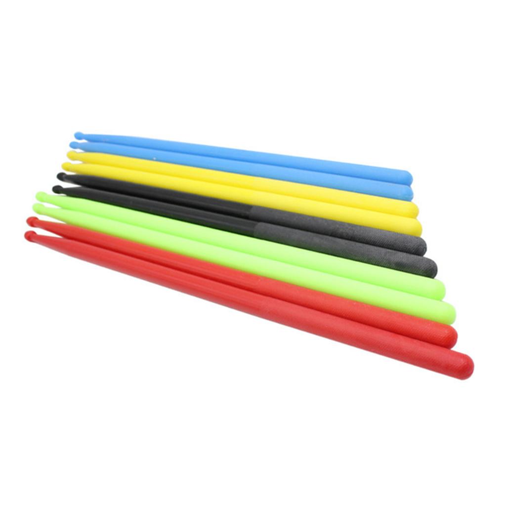 1 Pair Drum Sticks with Non-Slip Handle 5B Nylon Drumsticks for Kids Beginner Musical Instrument Percussion Accessory