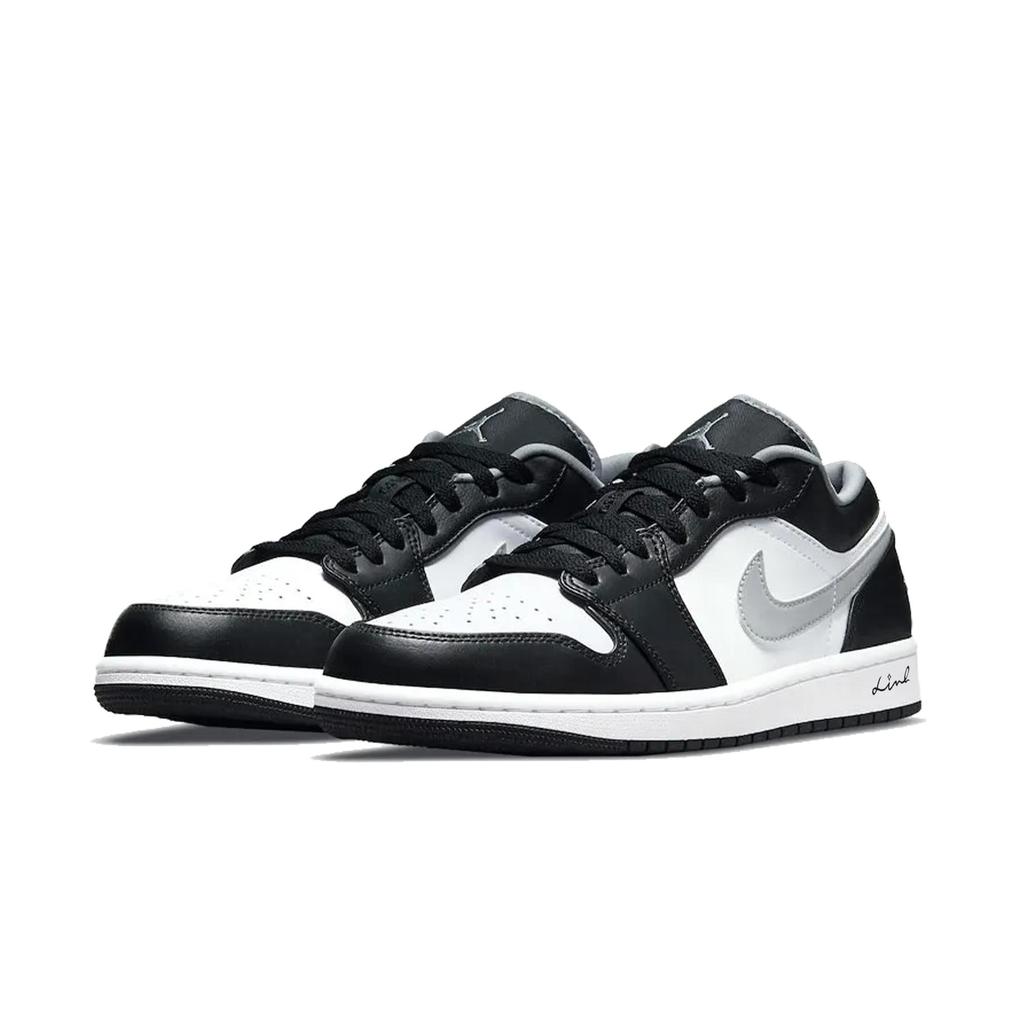 Jordan Air Jordan 1 Low 'Shadow' Synthetic Leather, Leather, Shadow, Horse Year Limited Cushioning, Wear Resistant 553558-040(Team855-)