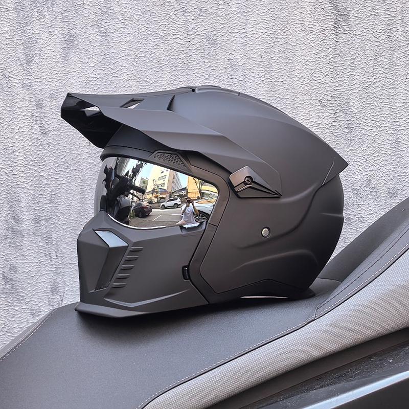 NEW ORZ-GB3 High-quality Retro Motorcycle Helmet Modular Multifunctional Combination Full Helmet Approved Personalized Warrior