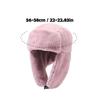 Women's Winter Adjustable Thickened Warm Beanie Russian Caps Korean Fashion Ushanka Earflap Pilot Hat Women's Trend Bomber Hat
