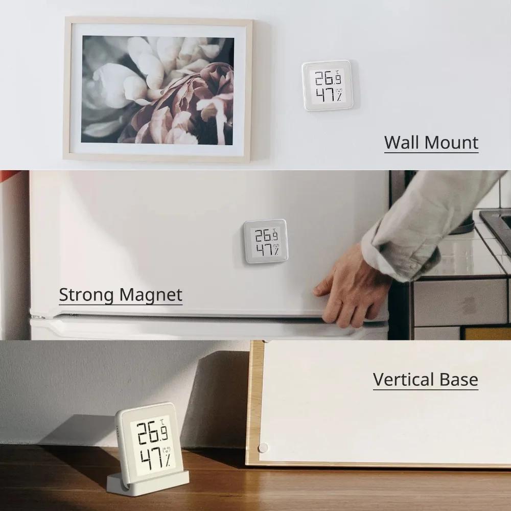 Digital Temperature Humidity Meter with Lcd Screen Small-scale Digital Moisture Meter Wireless Smart Temperature for Smart Home