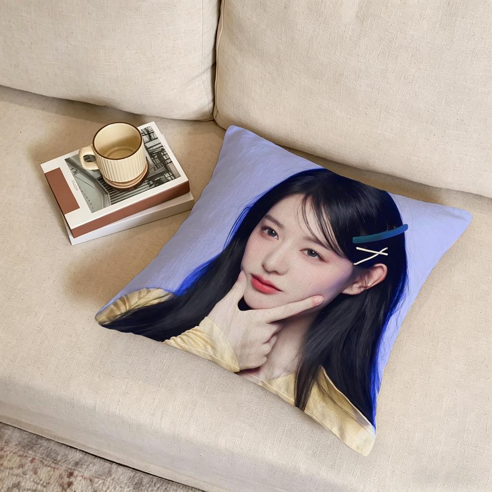 K-Kim Ji-Won Cushion Cover Fabric Soft Furnishing,Pillowcase, Cushion Cover, Sofa Pillow, Home Decoration