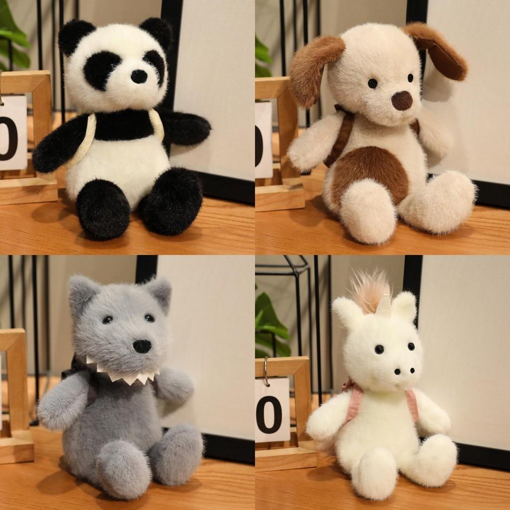Panda Unicorn Cozy Plush Dinosaur Backpack Toys Children Festival Doll Gift