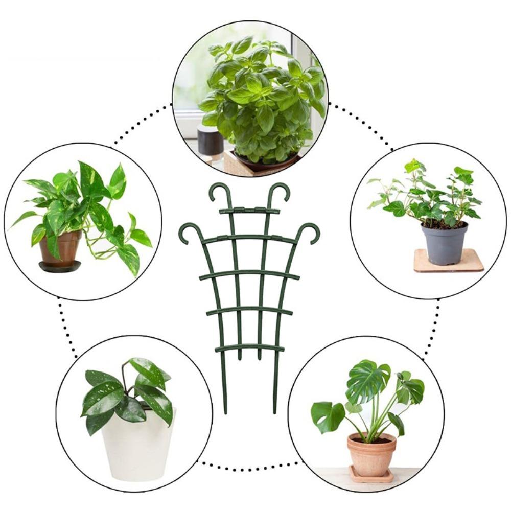 2PCS Frame Trellis Plant Climbing Trellis Stackable Flowers Stand Cage New Plant Cages  Plant Care
