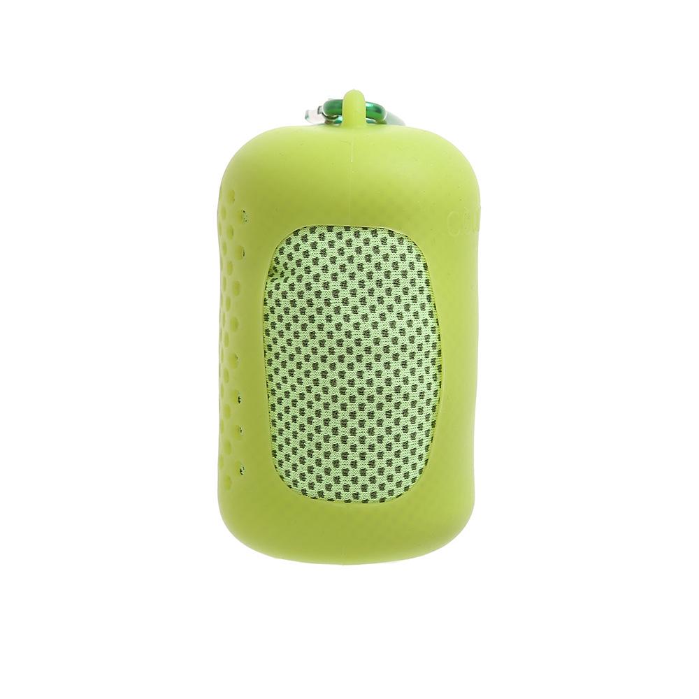 Portable Quick-Dry Cooling Sports Towel Set with Silicone Case