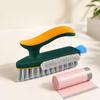 3-in-1 Cleaning Brush, Multi-Functional Gap Brush, Bathroom Brush, Corner Brush, Handheld Floor Brush, Tile Gap Brush, Suitable for Home Gap Cleaning