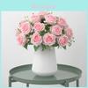 Elegant Fake Rose Flower Arrangement Home Wedding Decoration For Events