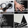 Nautical Compass Front Door Mat Anti-Slip Outdoor Quick Dry Captain Anchor Boat Doormat Kitchen Balcony Entrance Rug Carpet
