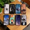 BSD D-Dazai Osamu Phone Case Black Silicone Soft For Samsung Galaxy A73,A72,A71,A70,A53,A52,A51